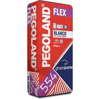 Cemento cola pegoland flex blanco 25 kg