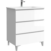 Mueble de baño eyra color blanco 70cm
