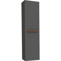 Mueble de baño auxiliar nilsa color gris antracita 140x35x32cm