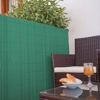 Cañizo de pvc doble cara verde 1 x 3 m