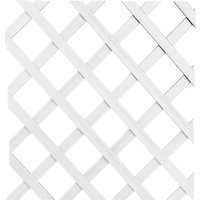 Celosía pvc blanco 2x1m 4,5mm