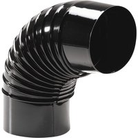 Codo esmaltado negro 90º ø 150 mm