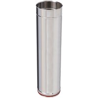 Tubo inox 1 metro ø 125 mm