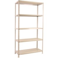 Estantería metálica volga blanca 180x90x40cm 375kg con tornillos