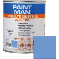 Esmalte sintético azulejos brillante azul paintman 750 ml