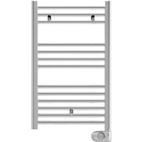 Radiador toallero eléctrico fluido cromo 300 w inerzia
