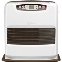 Estufa de parafina electrónica 3500w blanco/chocolate qlima