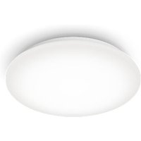 Plafón led redondo blanco moire 10w