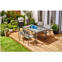 Conjunto de jardín de acero para 6 personas dallas
