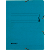 Sammelmappe FACT!plus | A4, Füllhöhe: 10 mm, türkis