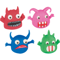 Radiergummi „Monster“ 3D | sortiert
