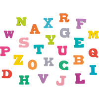 Radiergummi-Set „Schultüte A-Z“ | mehrfarbig, 26 Stück