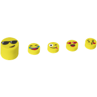 Radiergummi-Set „Happy“ | gelb, 9 Stück