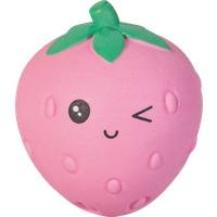 Radiergummi „Erdbeere“ Fruity Love 3D | rosa/grün