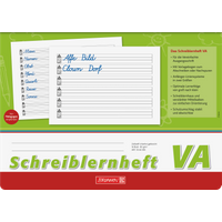 Schreiblernheft | A4 quer, Lineatur VA, 16 Blatt, grün
