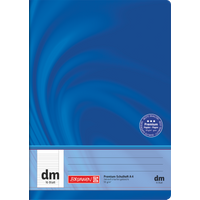 Schulheft Premium Vivendi | A4, Lineatur dm, 16 Blatt, blau