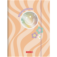 Sammelmappe Happy Hippie für A3 | A3, Füllhöhe: 10 mm, orange