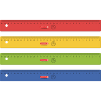 Lineal Linkshänder | 30 cm, sortiert