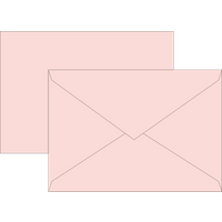 Briefumschläge Universalpapier | C6, 80 g/m², rosé, 10 Stück