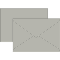 Briefumschläge Universalpapier | C5, 80 g/m², grau, 10 Stück