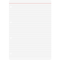 Ringbucheinlagen | A4, liniert, weiß, 100 Blatt