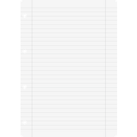 Ringbucheinlagen | A4, liniert mit Randlinie innen und außen, weiß, 100 Blatt