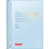 Collegeblock Premium Student „Pastell“ | A4, Lineatur 28, 80 Blatt, pastellblau
