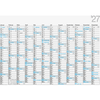 Plakatkalender Mod. 701 02 2027 | 98×68 cm