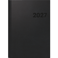 Buchkalender Premium Mod. 781 2027 | A4, Kunststoff, schwarz
