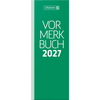 Vormerkbuch Mod. 785 2027 | 10,8×29,7 cm, Papier, grün