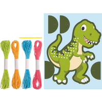 Stick-Figuren-Set „Dinosaurier“ | 155×190×50 mm, mehrfarbig