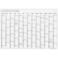 Plakatkalender Mod. young design PLUS 2027 | 86×61 cm