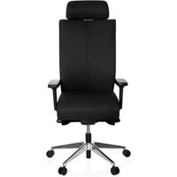 PRO-TEC XXL | Stoff - Profi Bürostuhl Schwarz