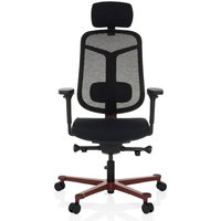 BICOLORE HIGH - High End Bürostuhl Schwarz / Rot