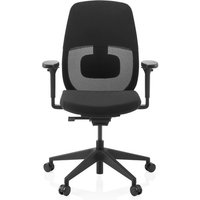 Skandis | mit Kopfstütze - Profi Bürostuhl Schwarz / Schwarz