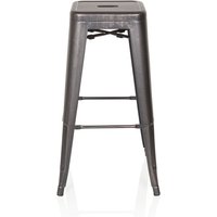 VANTAGGIO HIGH - Barhocker Schwarz / Gold