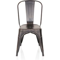 VANTAGGIO COMFORT - Bistrostuhl Schwarz / Gold