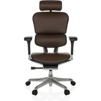ERGOHUMAN GEN2 | Leder - Luxus Chefsessel Dunkelbraun