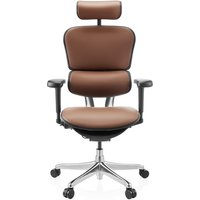 ERGOHUMAN ULTRA L GEN2 | Leder - Luxus Chefsessel Braun