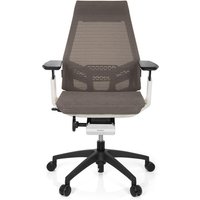 GENIDIA SMART WHITE | Netz - Profi Bürostuhl Grau / Weiß