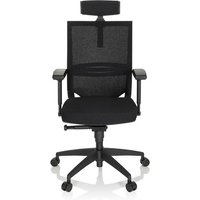 PORTO MAX HIGH I - Profi Bürostuhl Schwarz