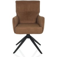 TARUGO - Polsterstuhl Braun