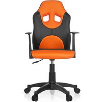 KID GAME AL - Kinderdrehstuhl Schwarz / Orange