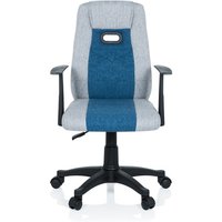 KIDDY EXTRA - Kinderdrehstuhl Grau / Blau