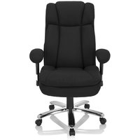 BUILDER XXL I | Stoff - XXL Drehstuhl Schwarz