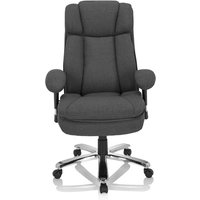 BUILDER XXL I | Stoff - XXL Drehstuhl Dunkelgrau