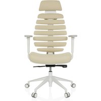 ERGO LINE W | Stoff - Profi Bürostuhl Salted Caramel