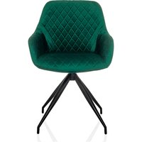 ELVERUM - Polsterstuhl Grün