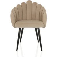 SCALLORE - Esszimmerstuhl Beige