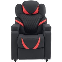 Game Sport RX - Loungesessel Schwarz / Rot